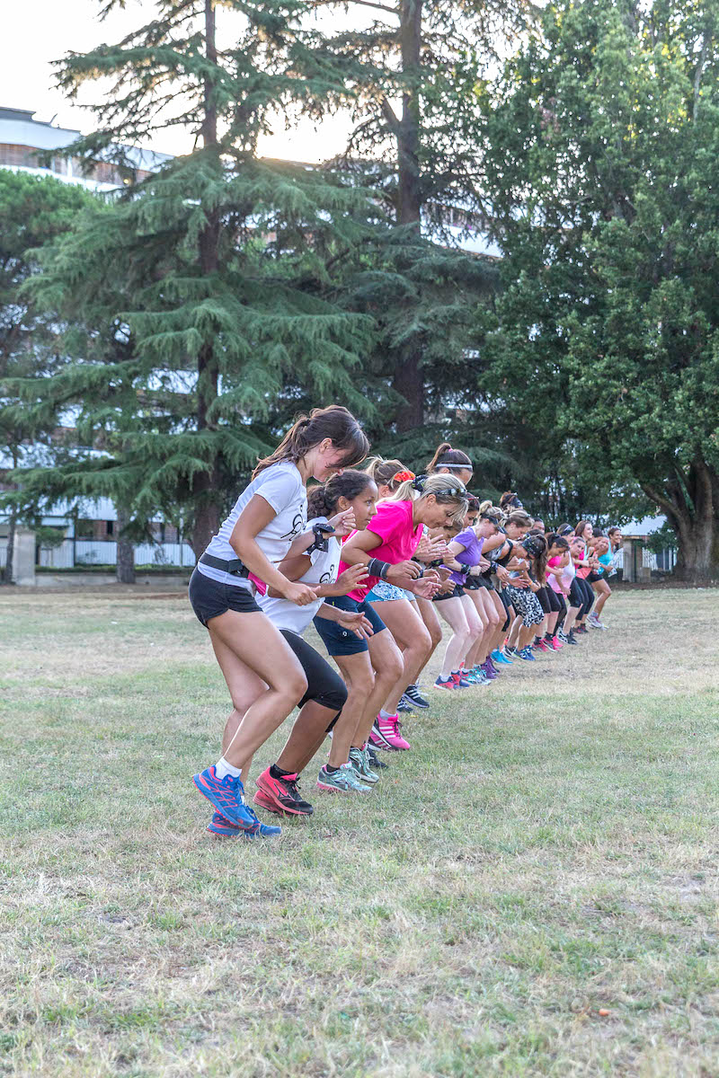 Girls Run training