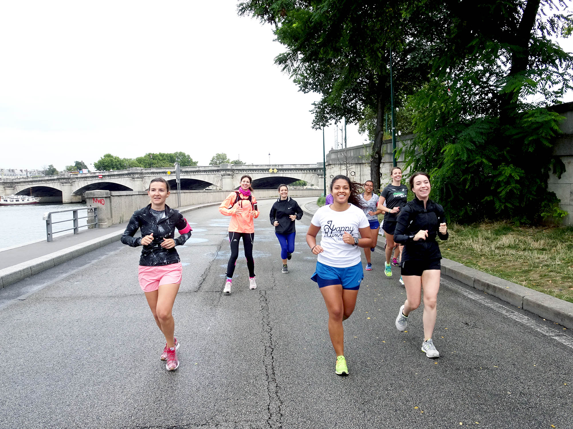 courir à paris sur les quais