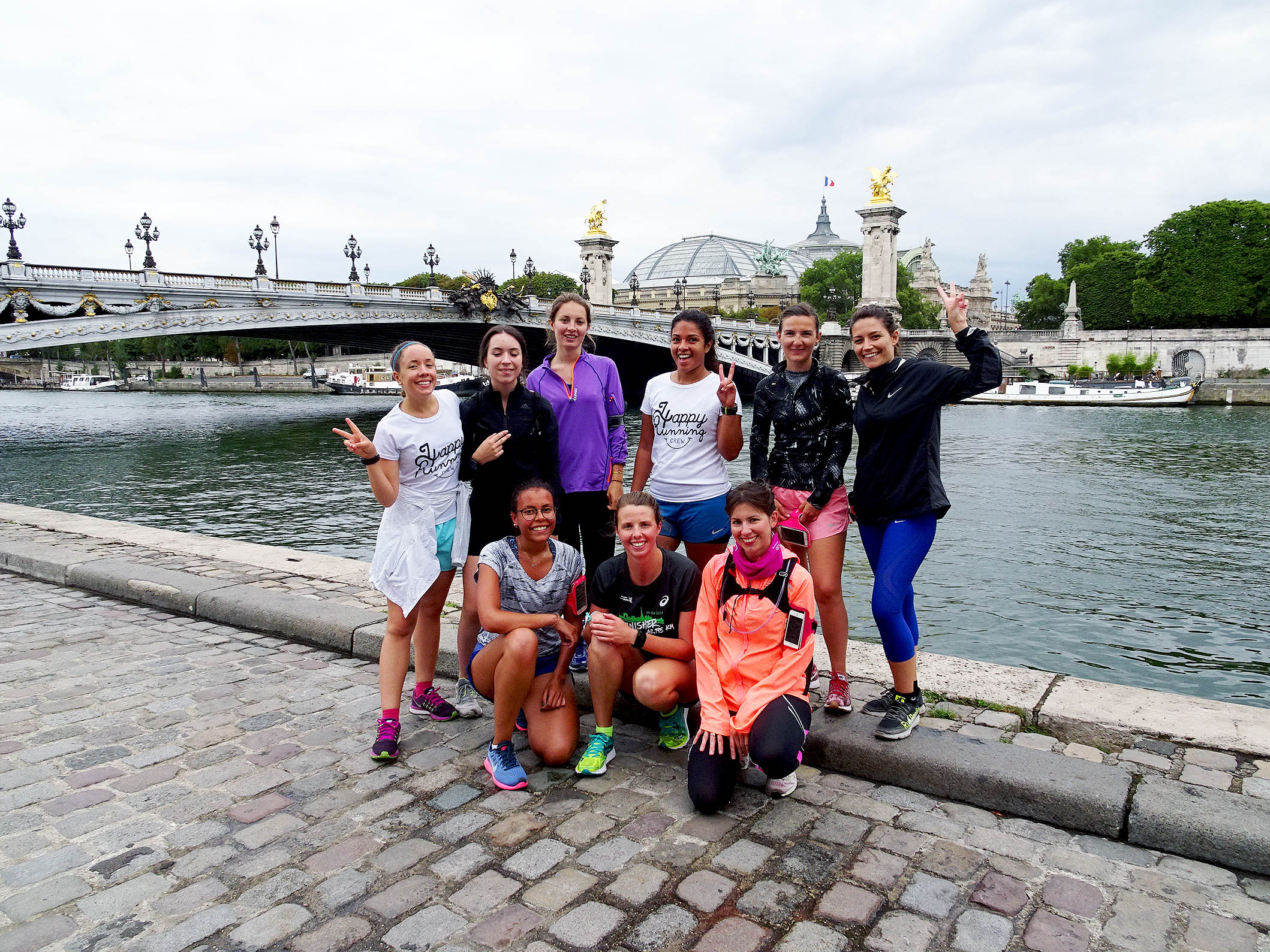 courir et visiter paris