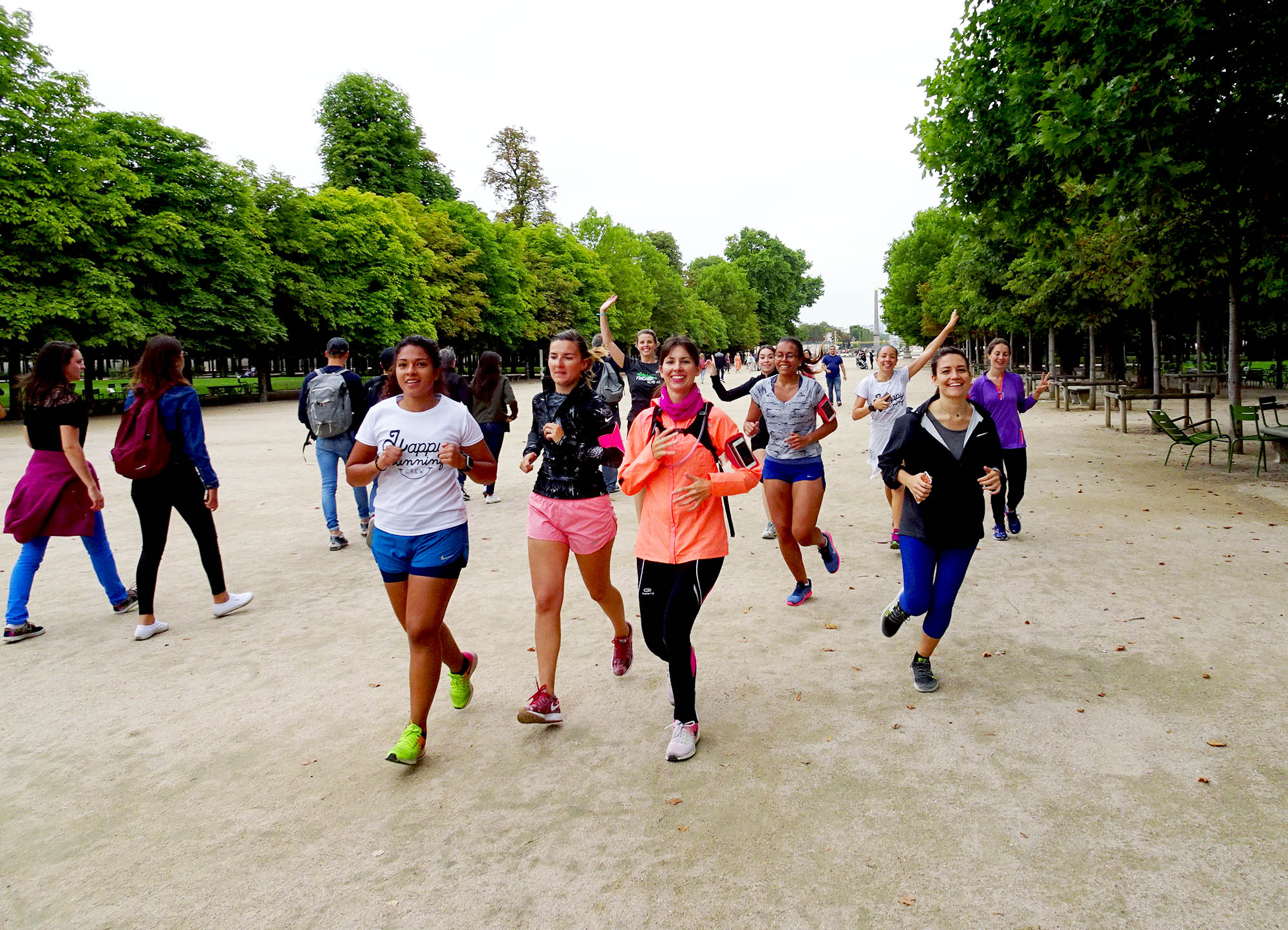 courir au jardin des tuileries