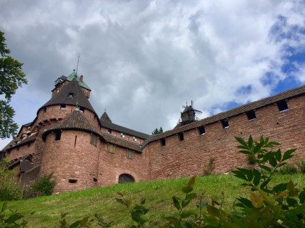 Remparts château trail du Haut-Koenigsbourg